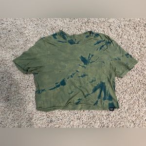 Organic Indigo Dye Cropped Pocket Tee